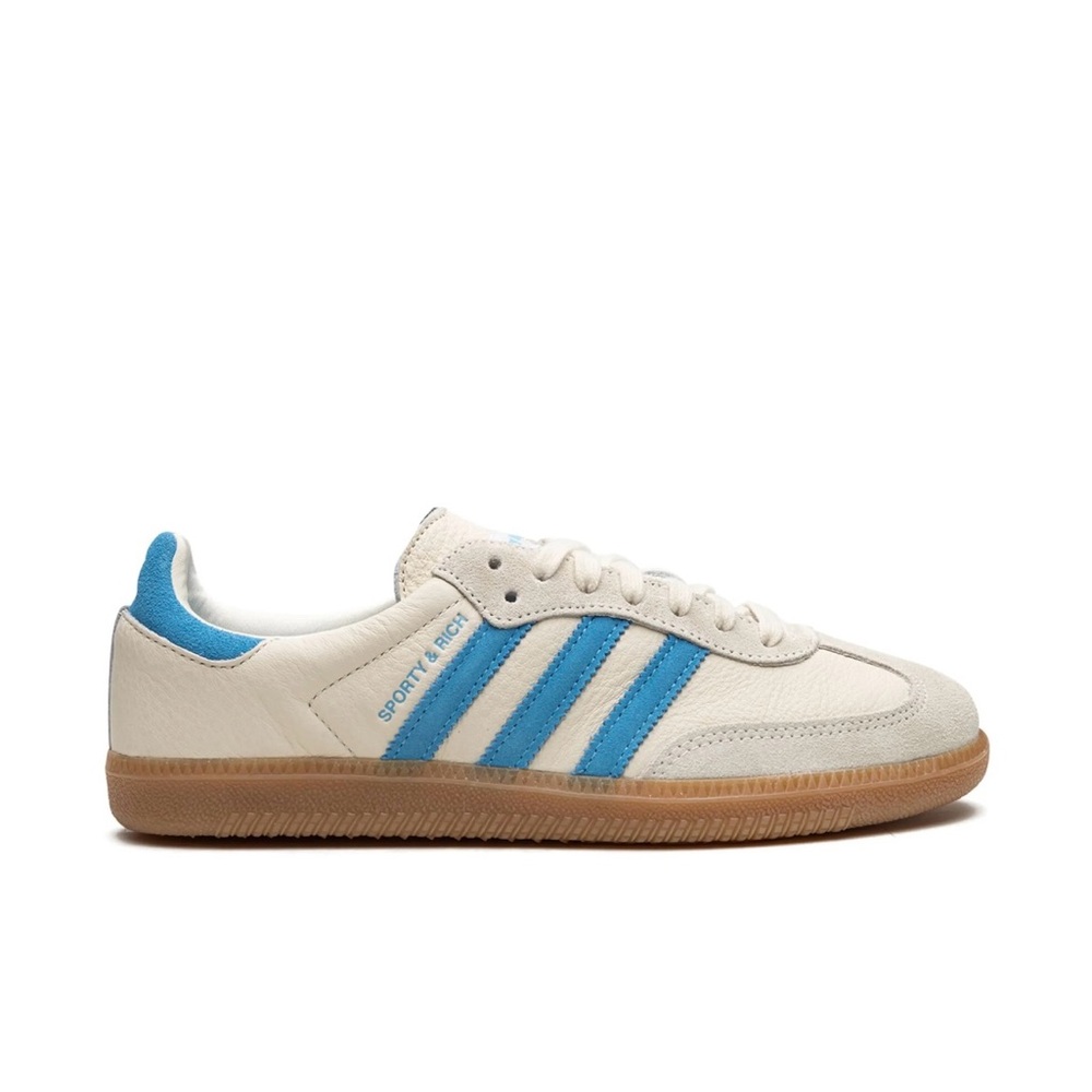 Adidas x Sporty and Rich Sambas, White & Blue🤍🩵